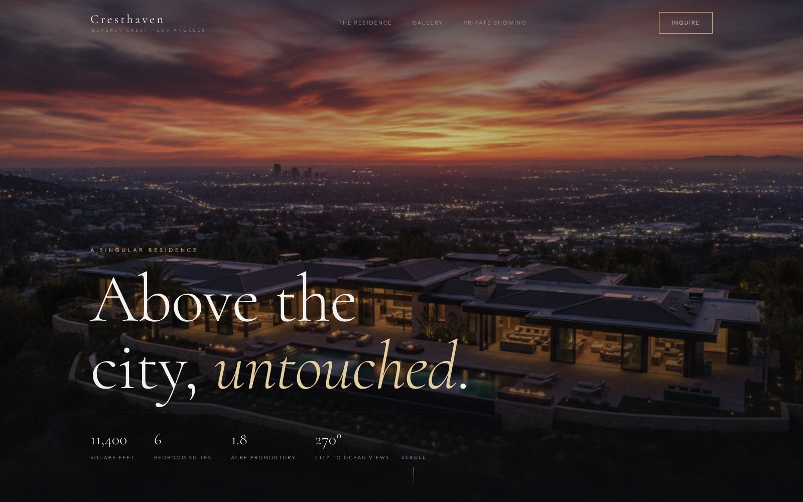 Cresthaven Estate website